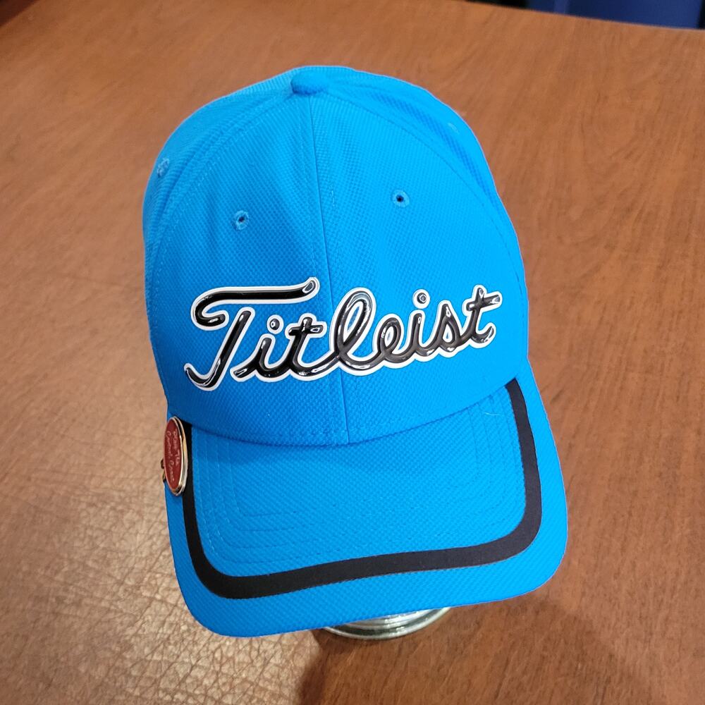 Titleist A-Flex Hat Cap Fitted Size S-M Blue / Black